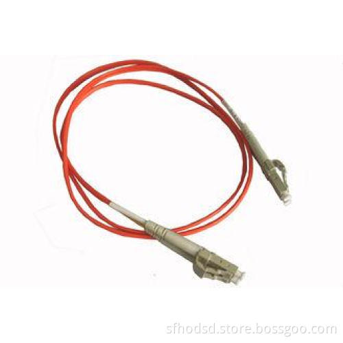 LC to LC Optical Fiber Patch Cord With APC Ferrule , DX OFN